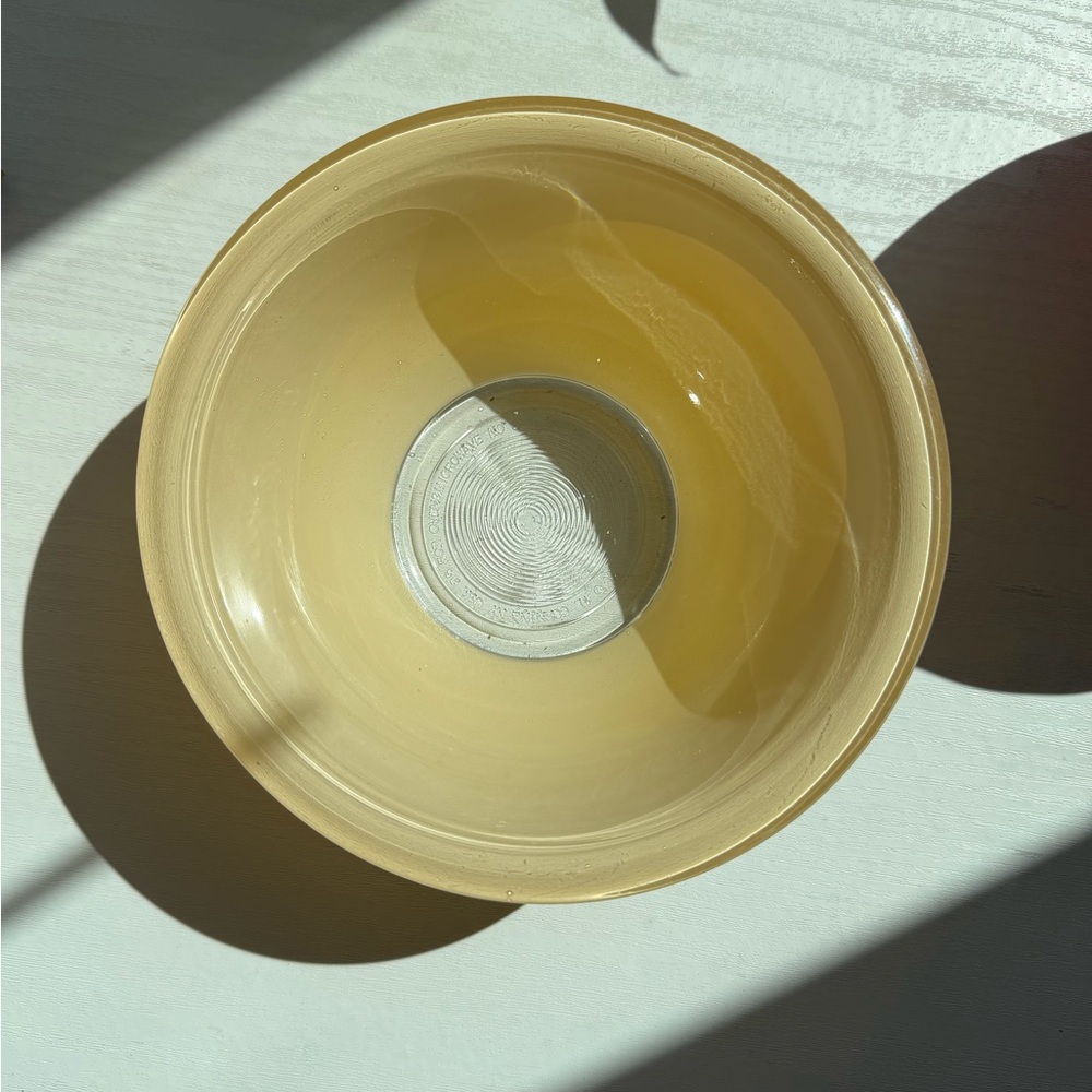 Pyrex Vintage Tan Glass Bowl